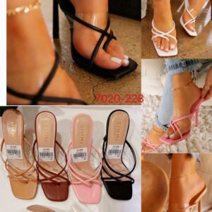 Minimalist Open-Toe High Heels – Modern Street Style